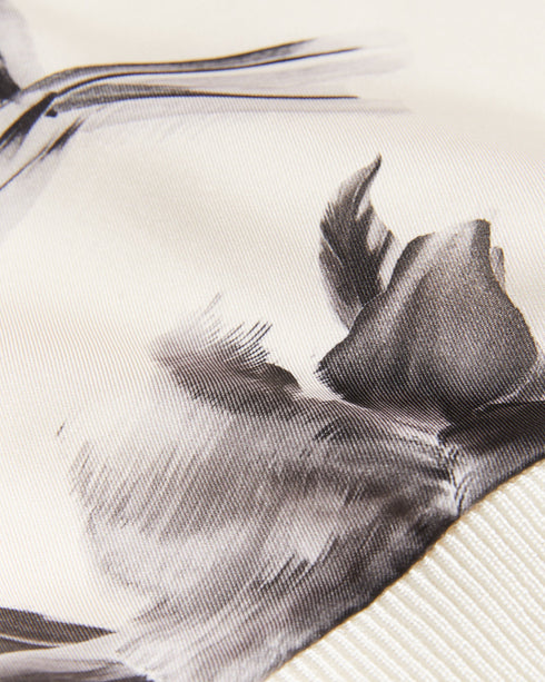 PERLOMA-Knitwear-Printed Woven Front Knitted- Ted Baker Romania